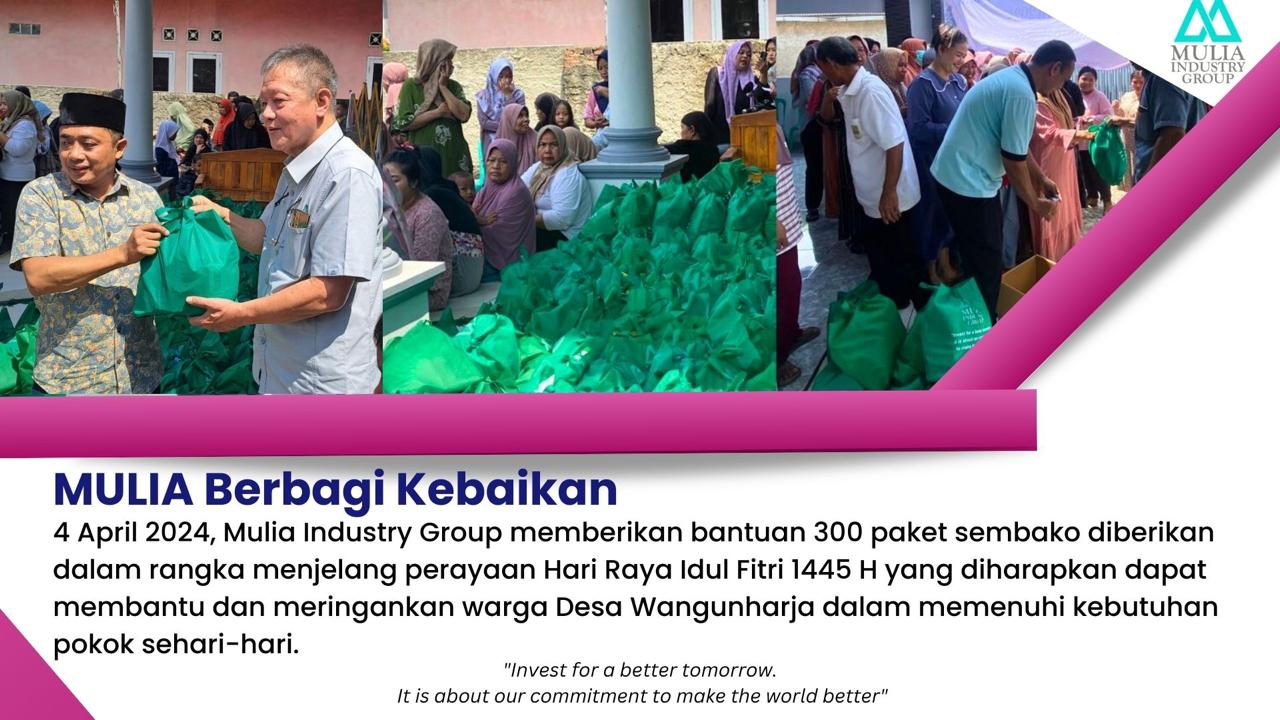 MULIA Berbagi Kebaikan: Pemberian Bantuan Sembako